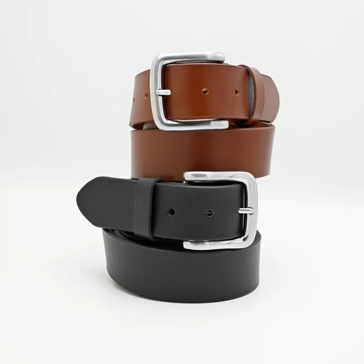 Soft Classic Durable Premium Stylish Adjustable Everyday Pure Leather Men’s Belt