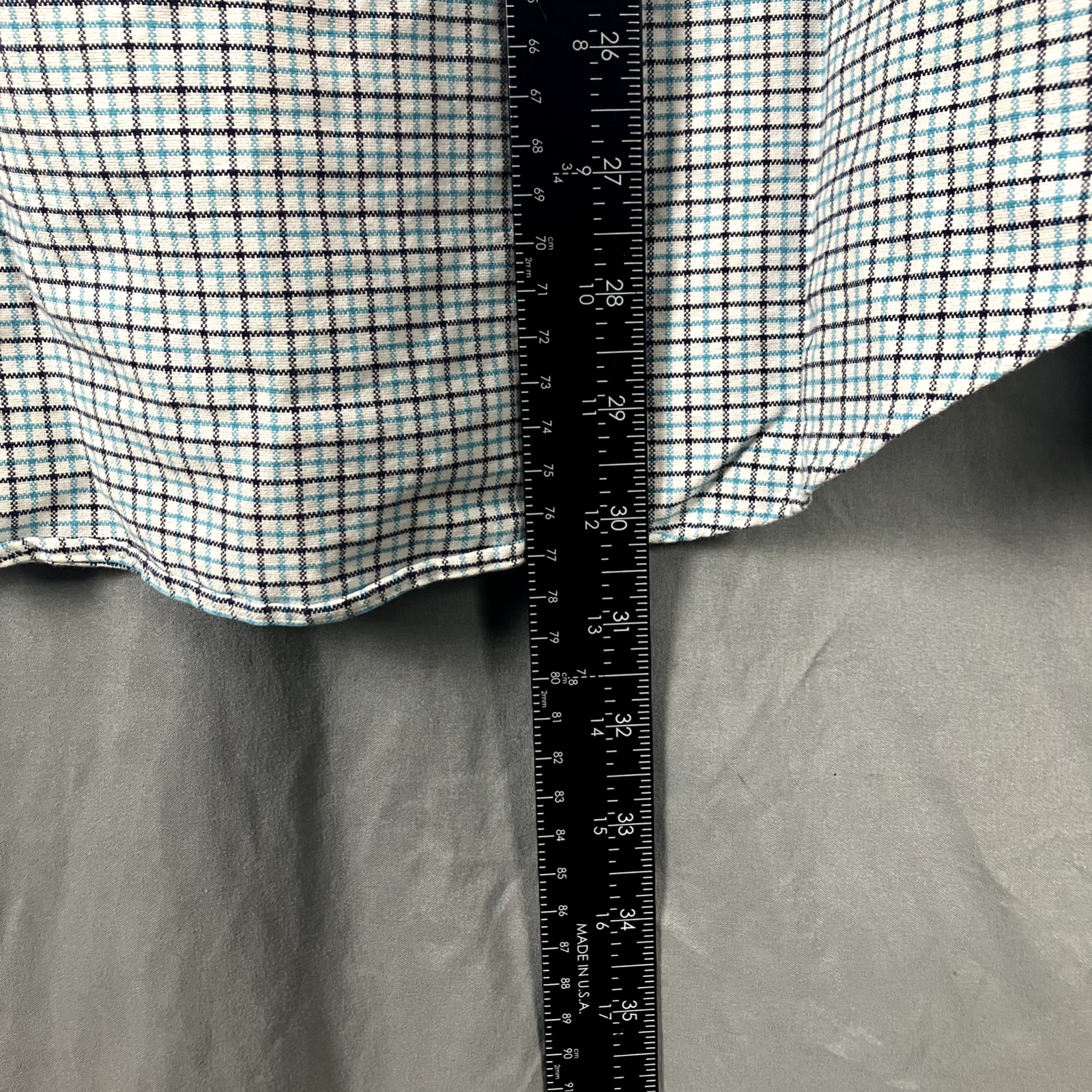 Ralph Lauren Custom Fit Mens L Button Down Long Sleeve Shirt Check Small Pony