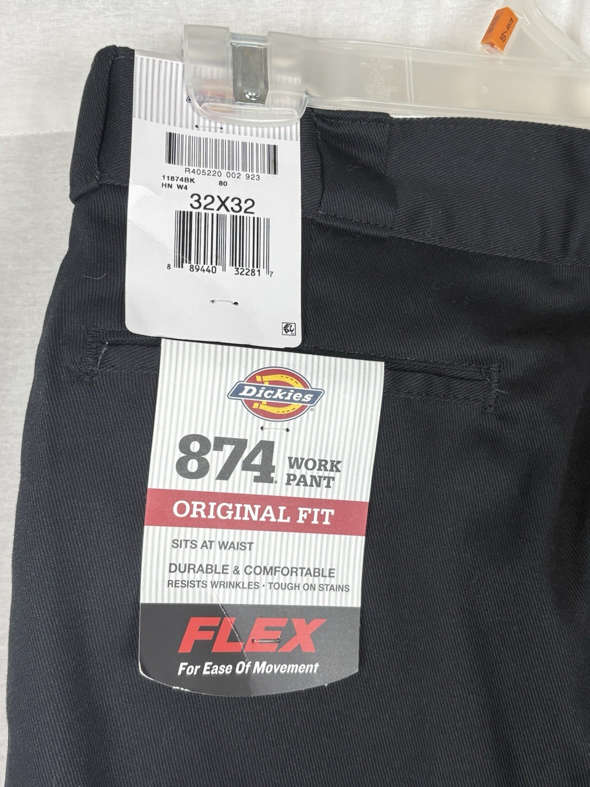 Dickies 874 Work Pants Original Fit 32×32 Mens Black