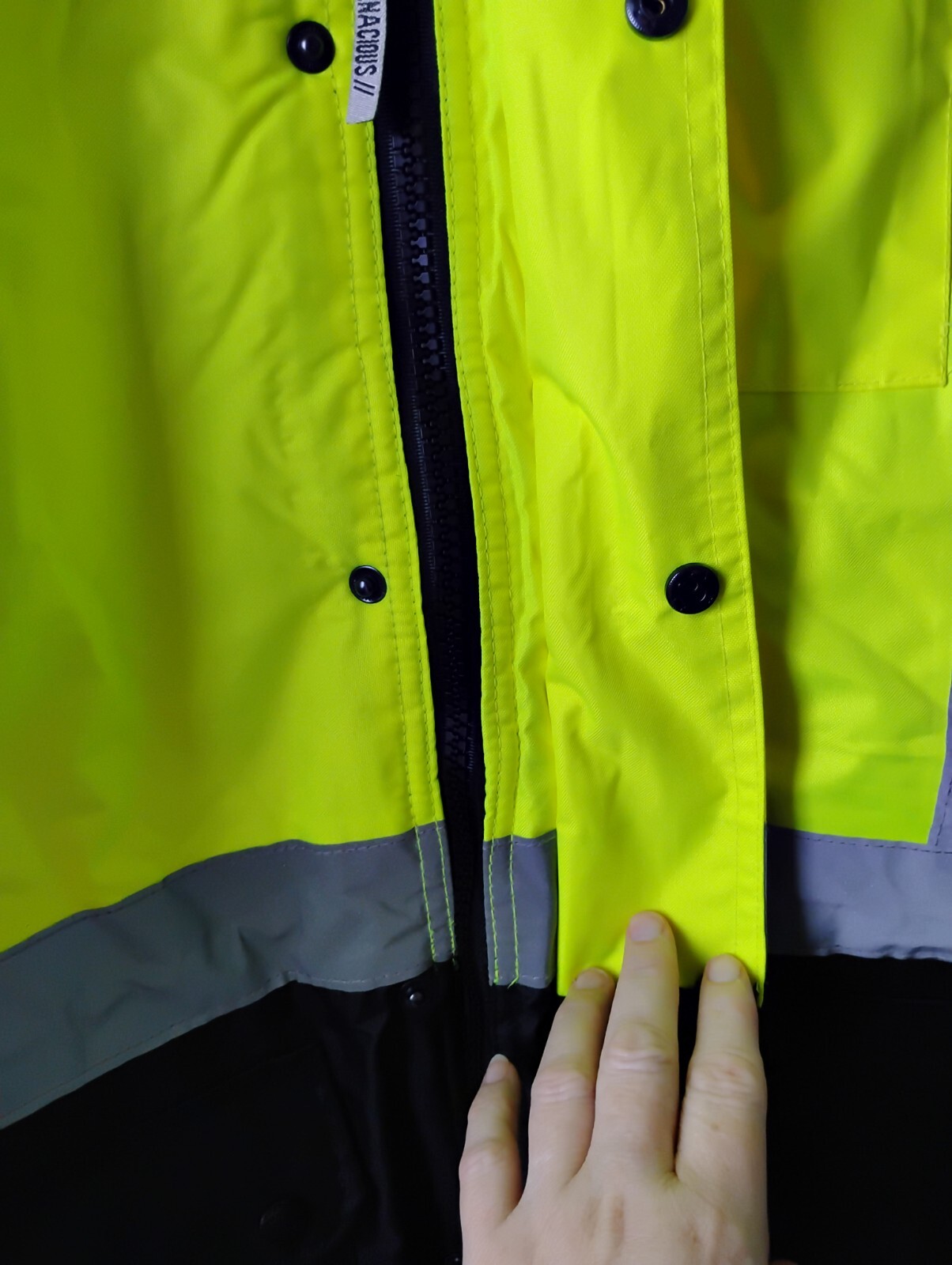Ergodyne BE TENACIOUS Work Gear- Reflective- Coat – Jacket Hood Medium Lime NEW
