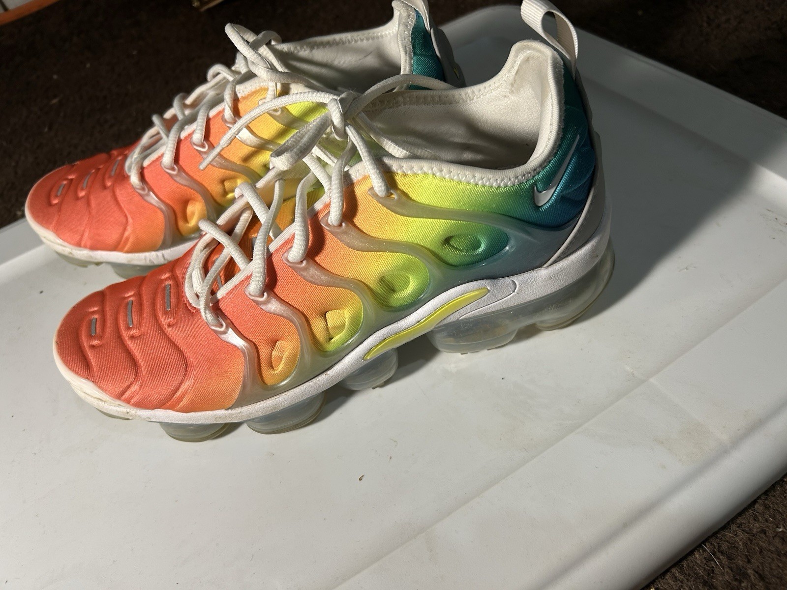 Nike Air Vapormax Plus Mens Size 7.5 Atheltic Shoes ‘Returned Air’ 924453-103