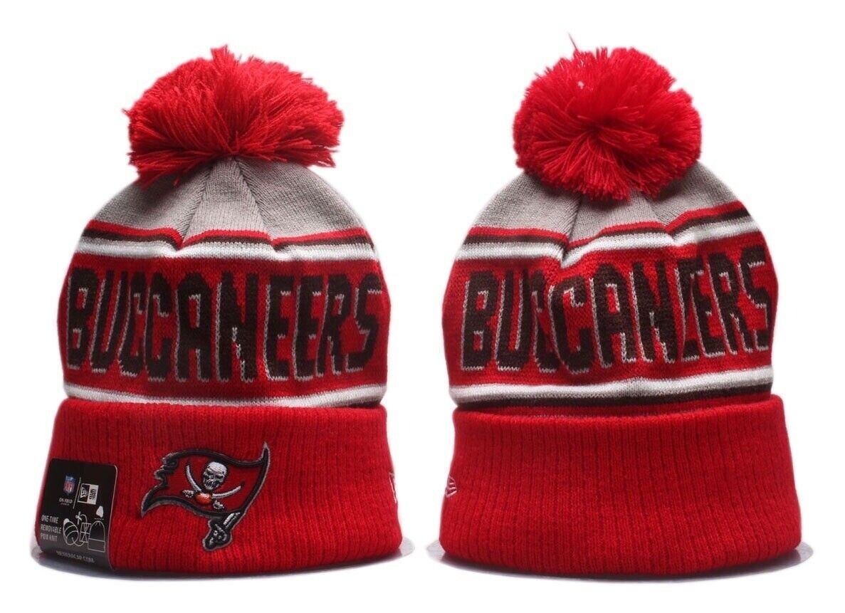 Tampa Bay Buccaneers Sport Knit Beanie Winter Pom Hat Adult One Size Fits Most