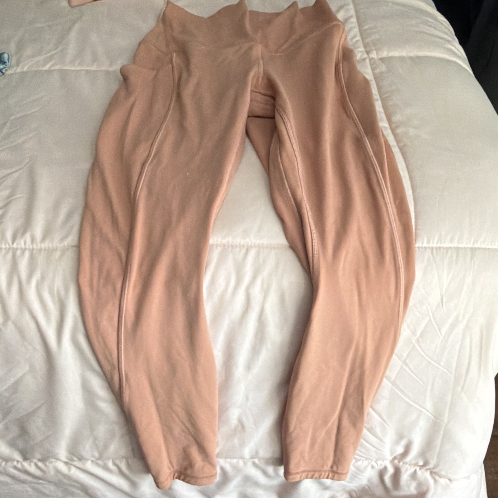 lululemon Align Pant Leggings Size 4 Pink High Rise Yoga Ankle Nylon Spandex