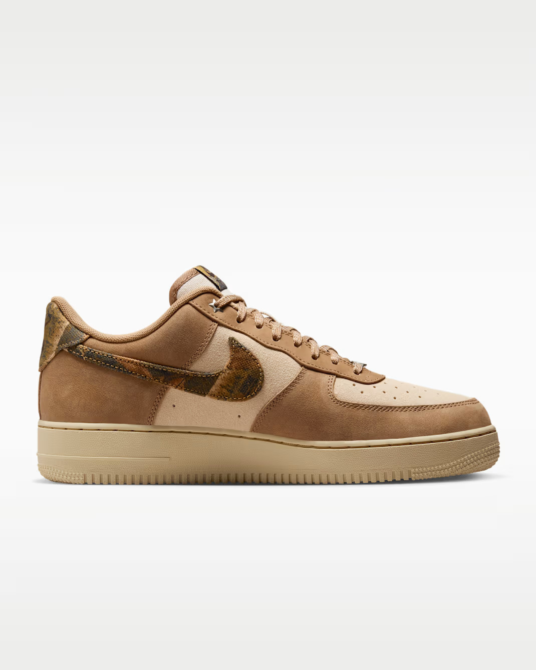 Nike Air Force 1 ’07 LV8 Casual Shoes Tan / Brown Sz 8.5 IO9803 200