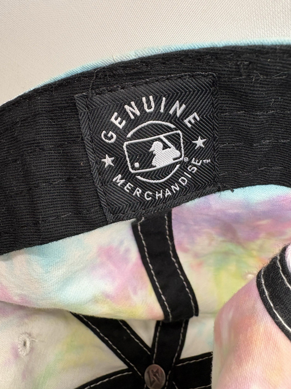 ’47 Brand New York Yankees Hat Cap Pastel Tie Dye Clean Up Strapback MLB