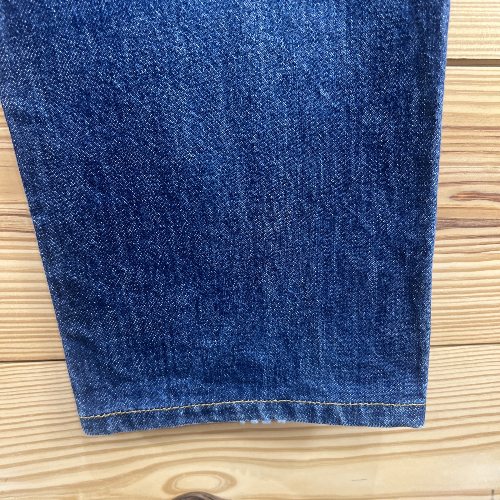 APC Mens Jeans Size 31 33″ Inseam Button Fly Straight Leg 100% Cotton Japan B163
