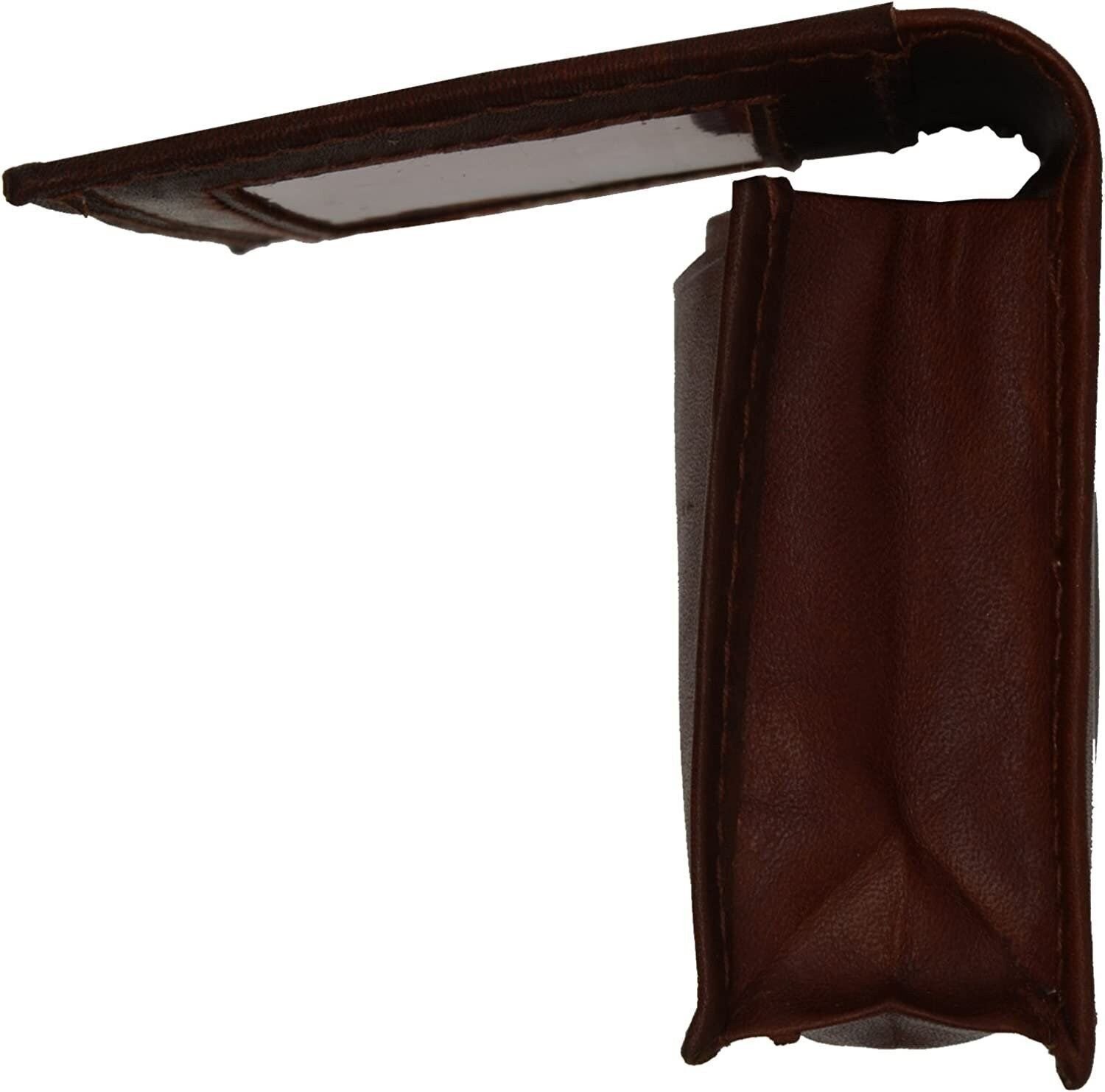 Marshal Wallet Genuine Leather Thin Business Card Case Minimalist Wallet