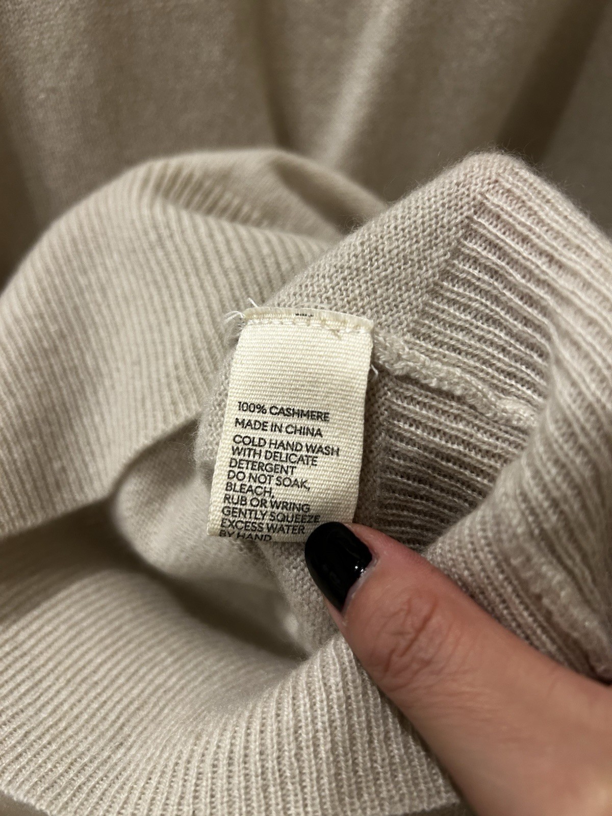 NWT Jac+ Jack 100% Cashmere Jumper – Medium – Sharpo V Neck Relaxed Knit Sweater
