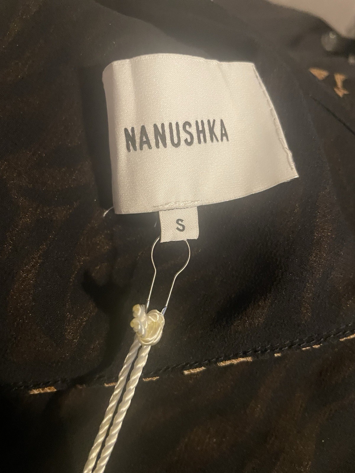 Nanushka Oasis Tiger Print Wrap Midi Dress Size S SS18 Animal BNWT Made Hungary
