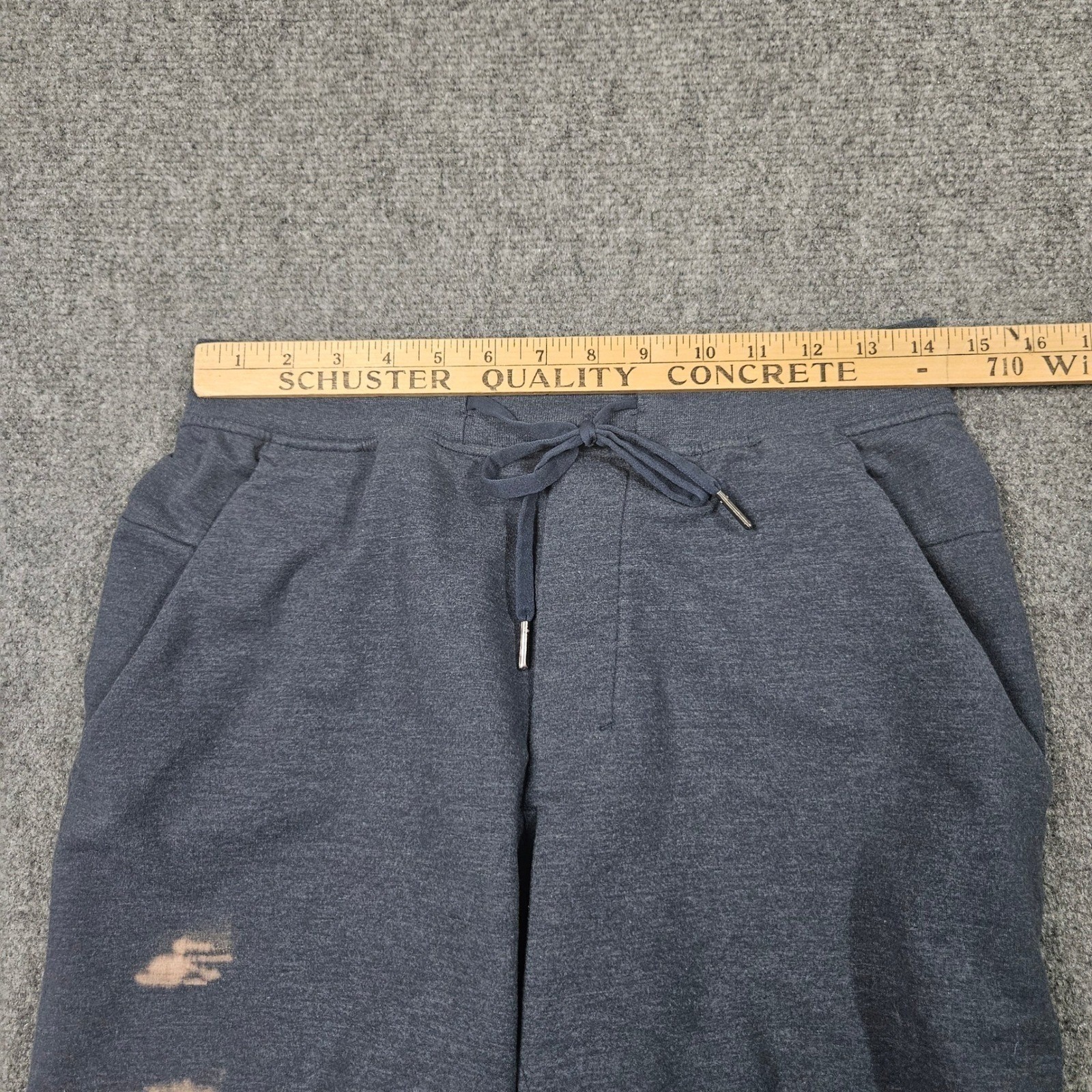 Lululemon City Sweat Shorts Mens Medium Navy Blue Athleisure Casual Elastic