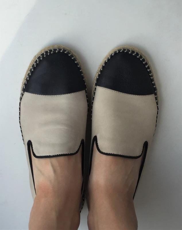 women roots espadrilles beige leather 36.5