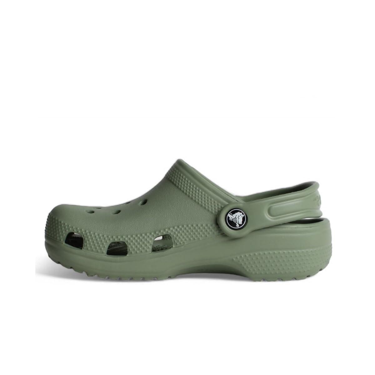 Crocs Kids’ Classic Clogs – Moss