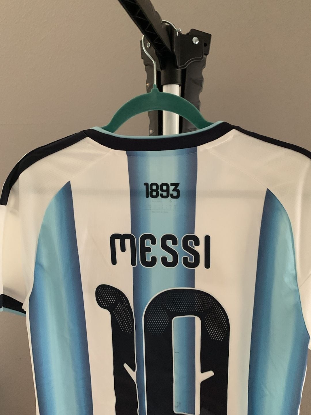 adidas Lionel Messi Argentina 2024 Home Jersey with 3 Stars and World Cup Champi