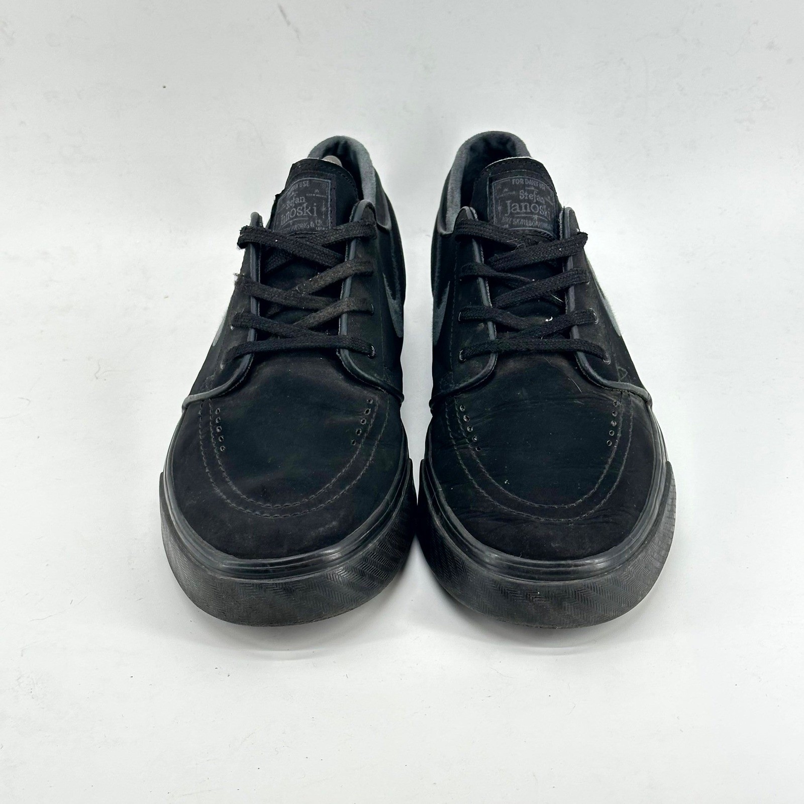 Nike SB Stefan Janoski Triple Black Suede Skateboard Shoes Men’s 10 633014-022