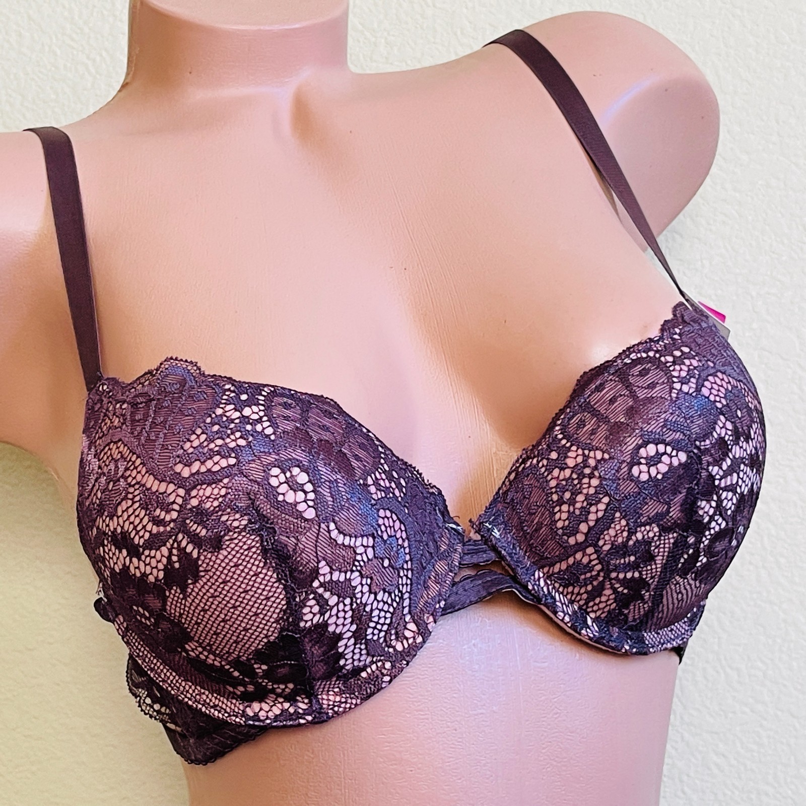 Lot 3 Bra Add 2 Cup Sizes Extreme Ultimate Padding Power Lift Lace Push Up Bras