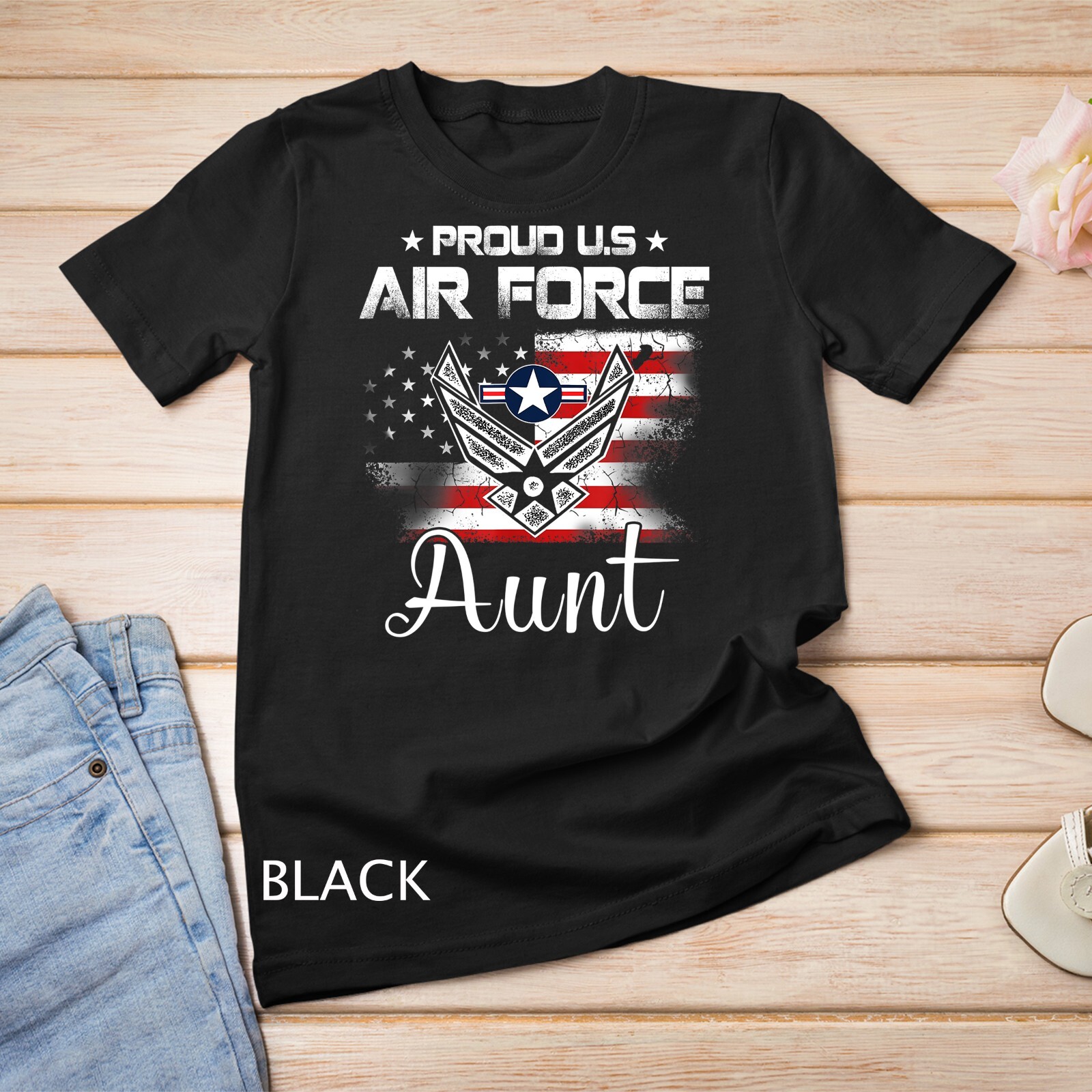 US Air Force Proud Aunt – Proud Air Force Aunt Mothers Day Unisex T-shirt