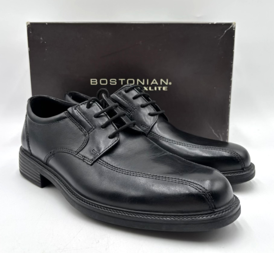 Bostonian BARDWELL WALK Men’s NEW Leather Oxford Shoes Black Multiple Sizes