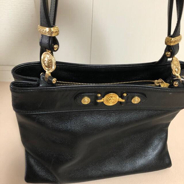Versace Sunburst Tote Shoulder Bag Size: W:12.6 × H:9.4 in.