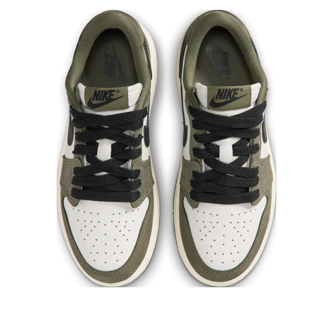Nike Air Jordan 1 Retro Low OG Medium Olive TD HQ6997-200 & PS HQ6996-200 New