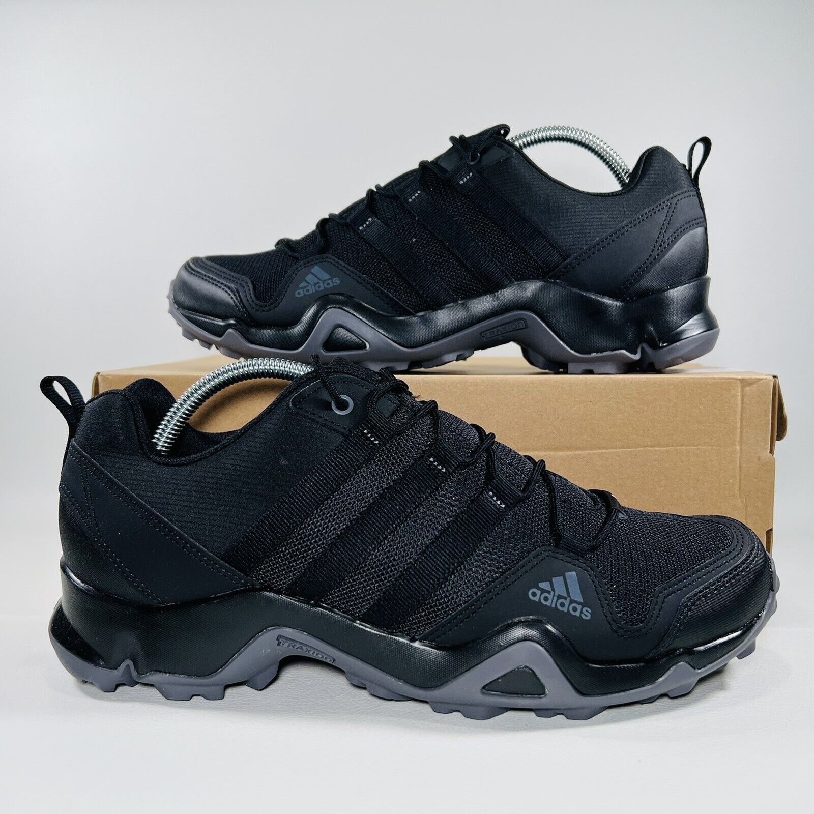 Adidas Terrex AX2S Low Top Men’s Hiking Shoes Core Gray Black Boots Q46587 NEW