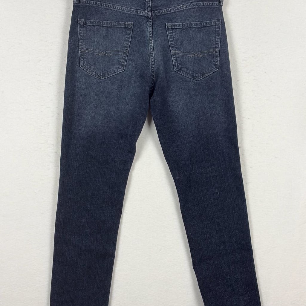 Signature Levi Strauss Mens S37 Slim Fit Jeans W33 L30 Dark Denim Stretch