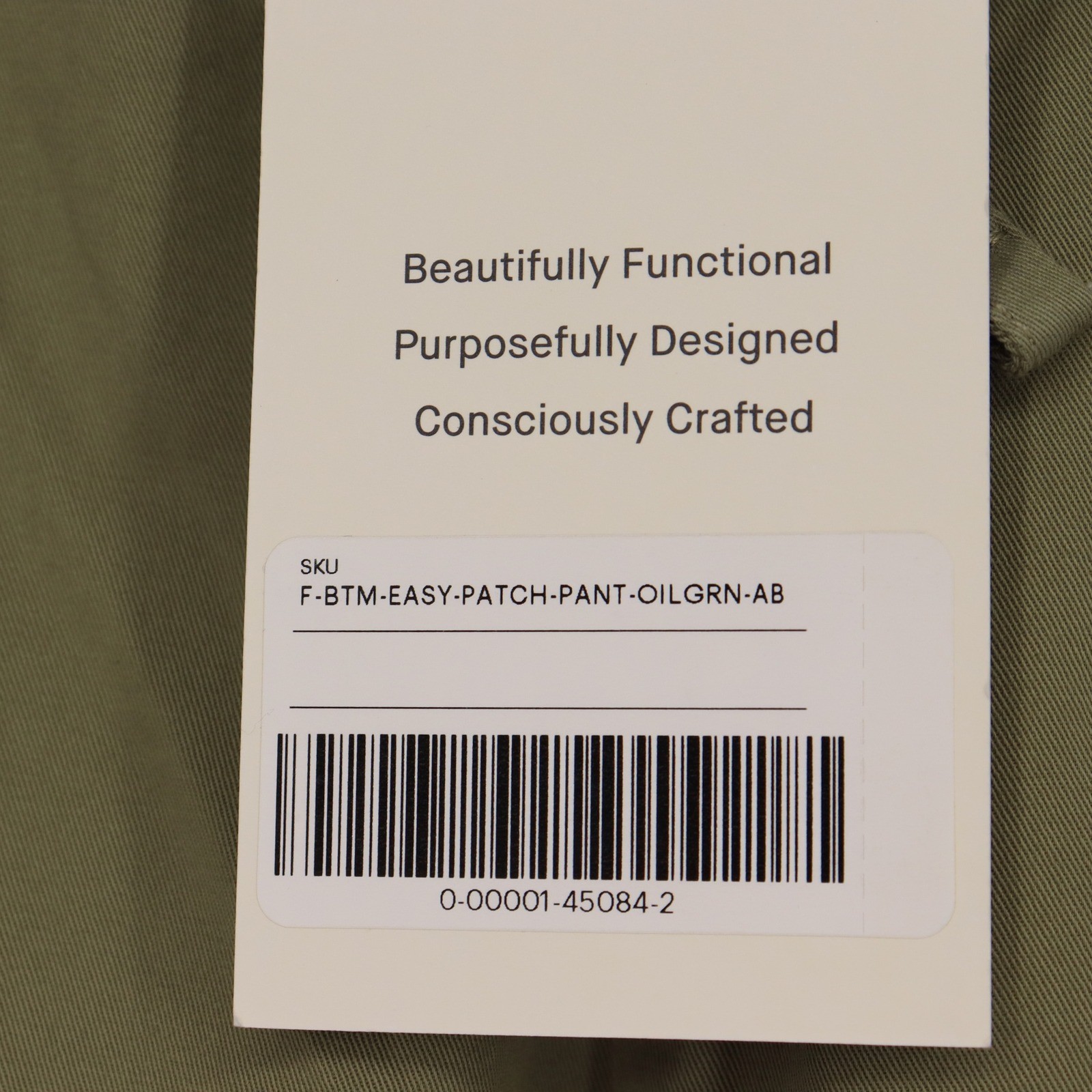 Everlane Women’s XXL The Easy Patch Pocket Pant Oil Green Wide Leg Cropped NWT