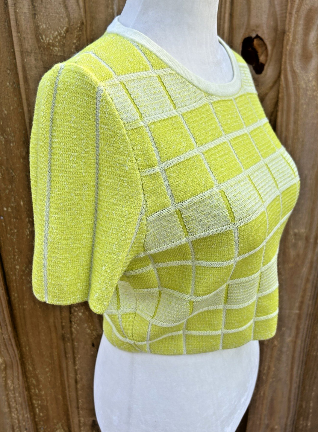 Solid & Striped The Cara Top in Pear & Marshmallow XL