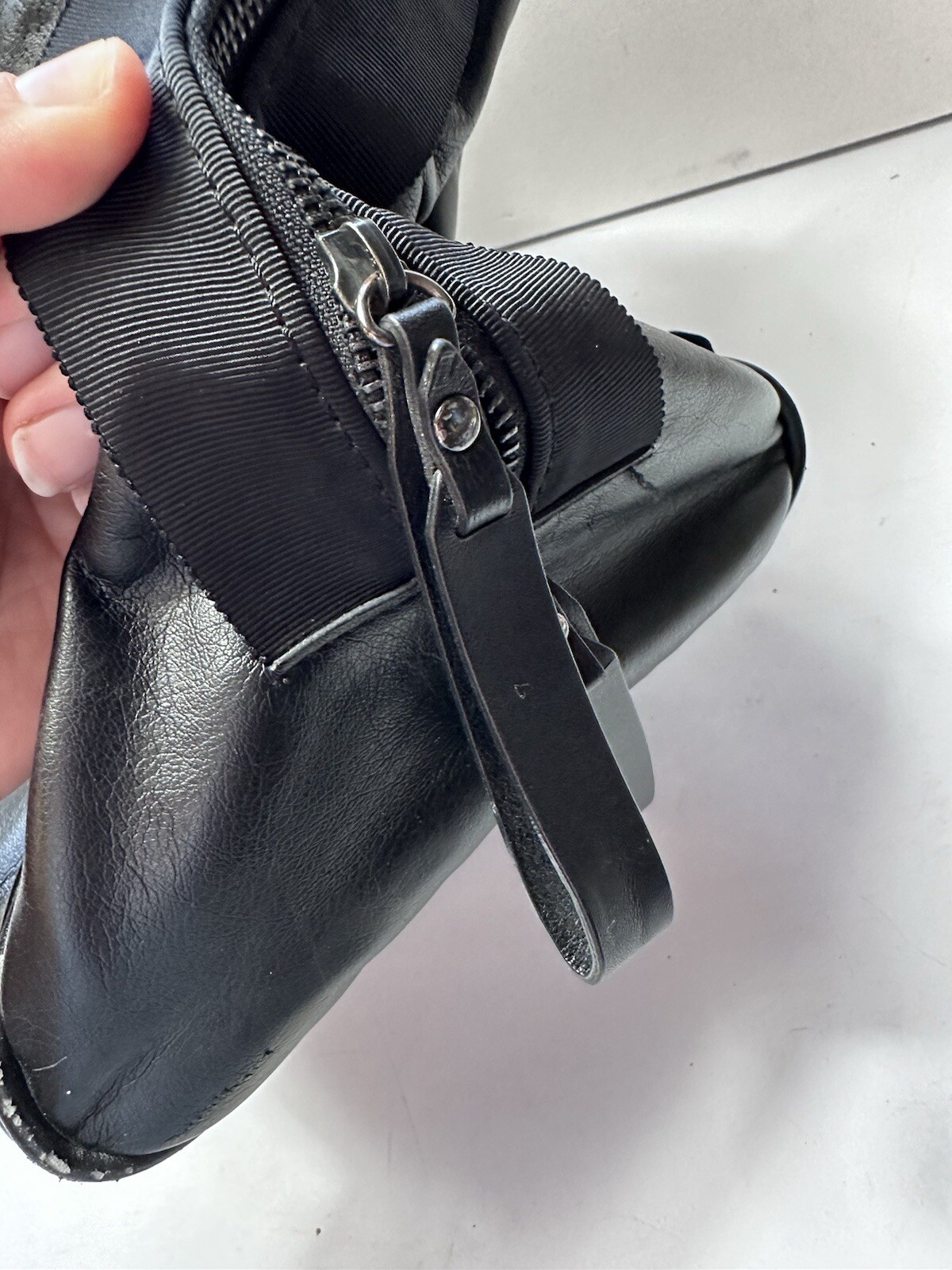 Lululemon Om For All Large Gym Travel Weekender Shoulder Bag Black Faux Leather