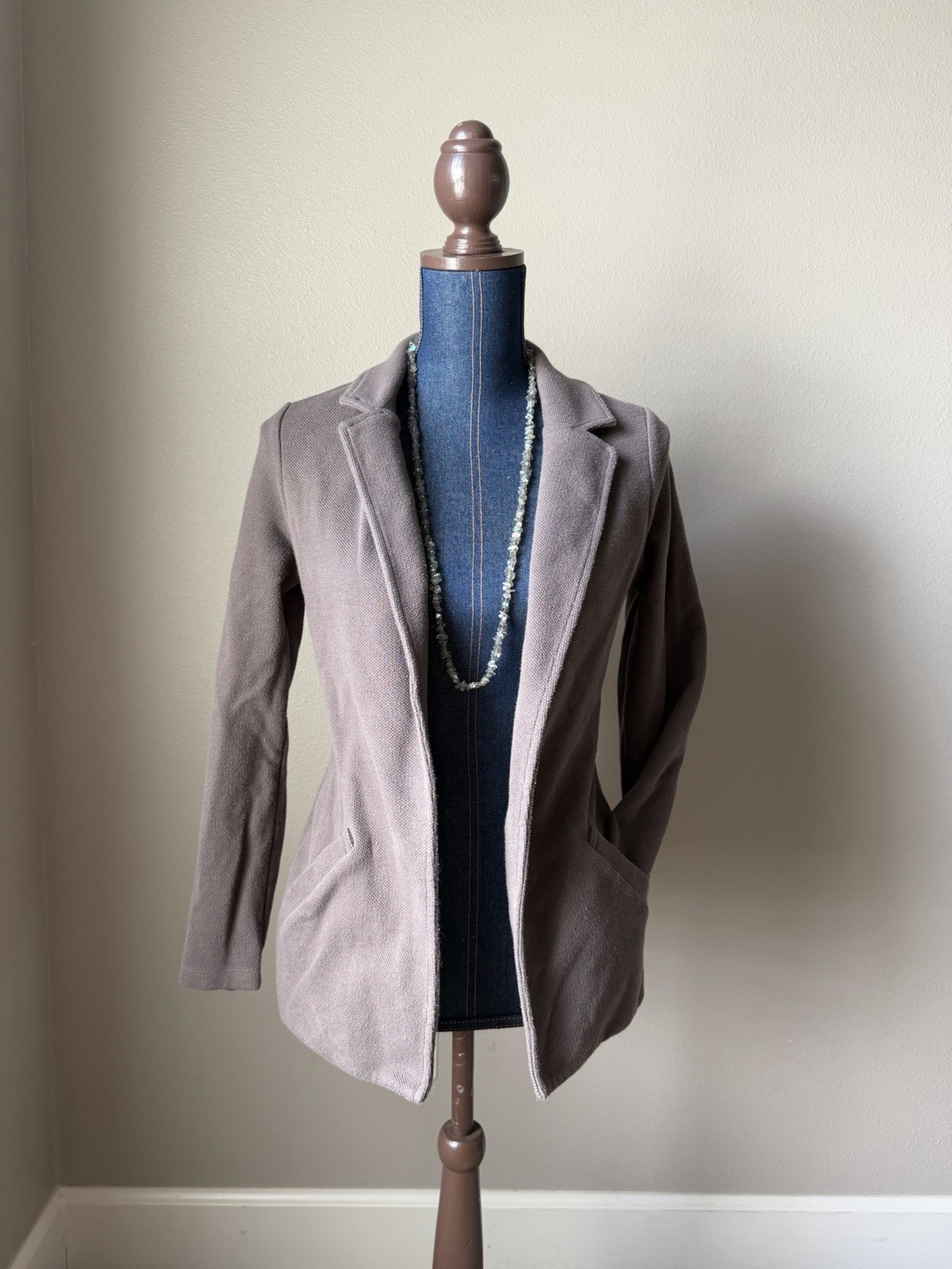 soft light brown oversized blazer