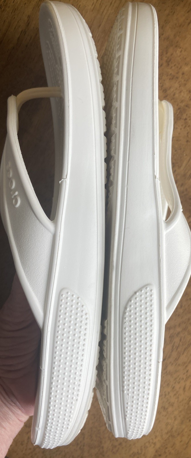 Crocs Kadee II Women’s Flip Flop White Size 9