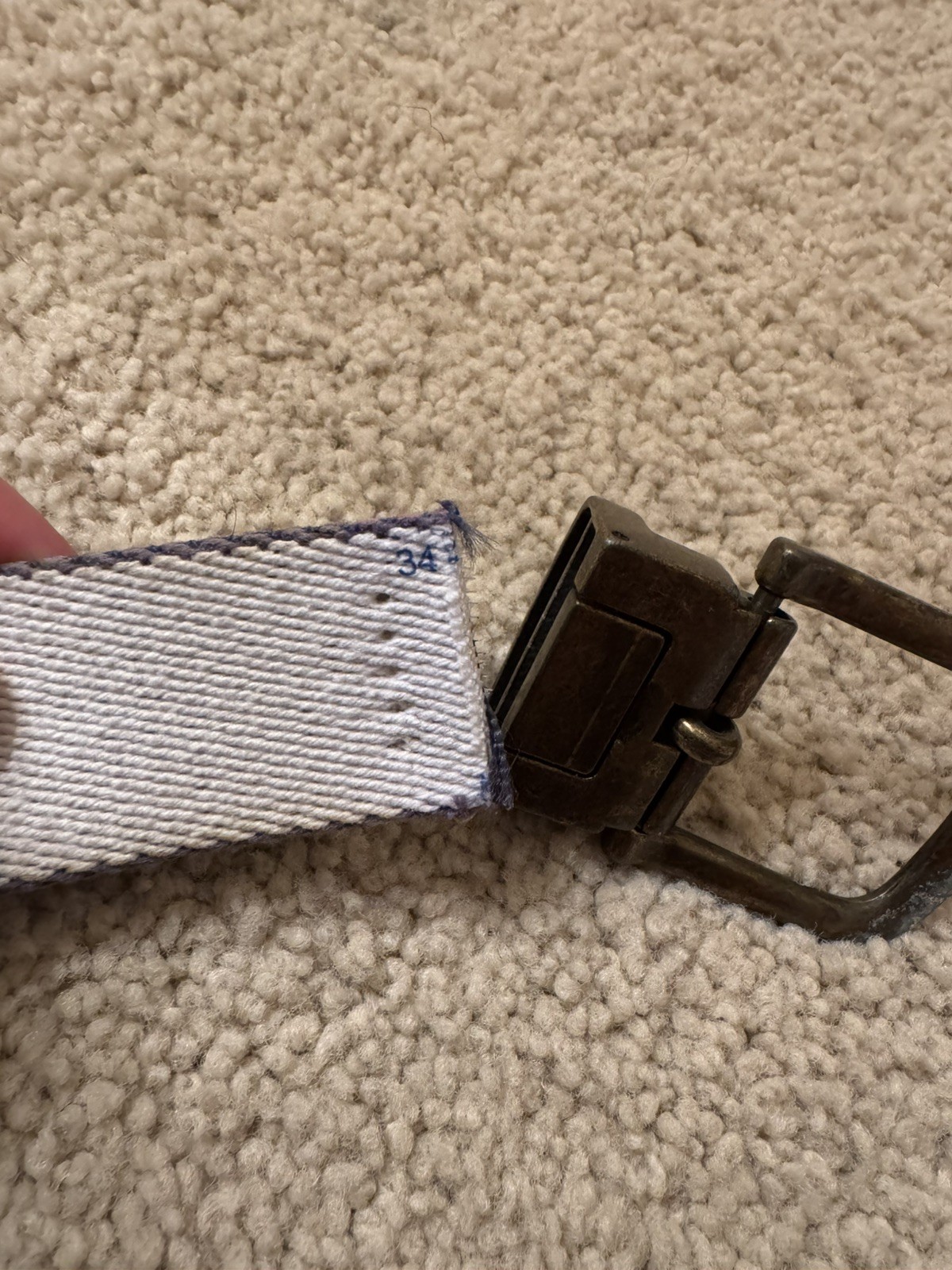 Doc Murphy Golf Belt TPC Sawgrass Belt Golf The Players Size 34 Blue and Brown