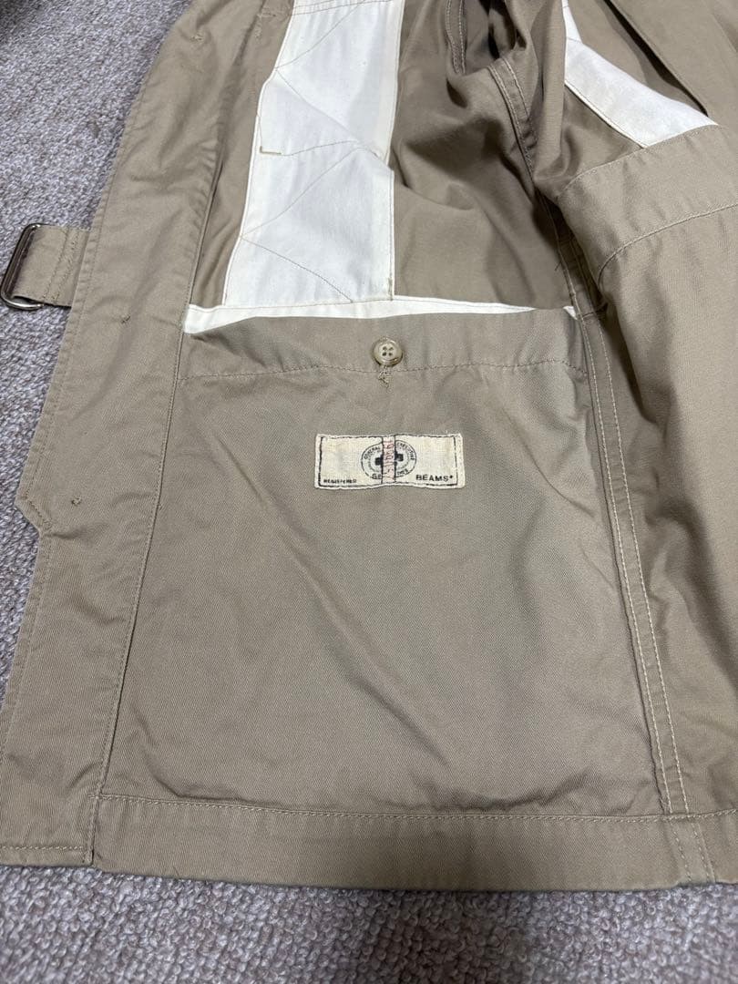 Garments Engineered Beams Plus Jacket from Japan baige for men pre-owned 6F