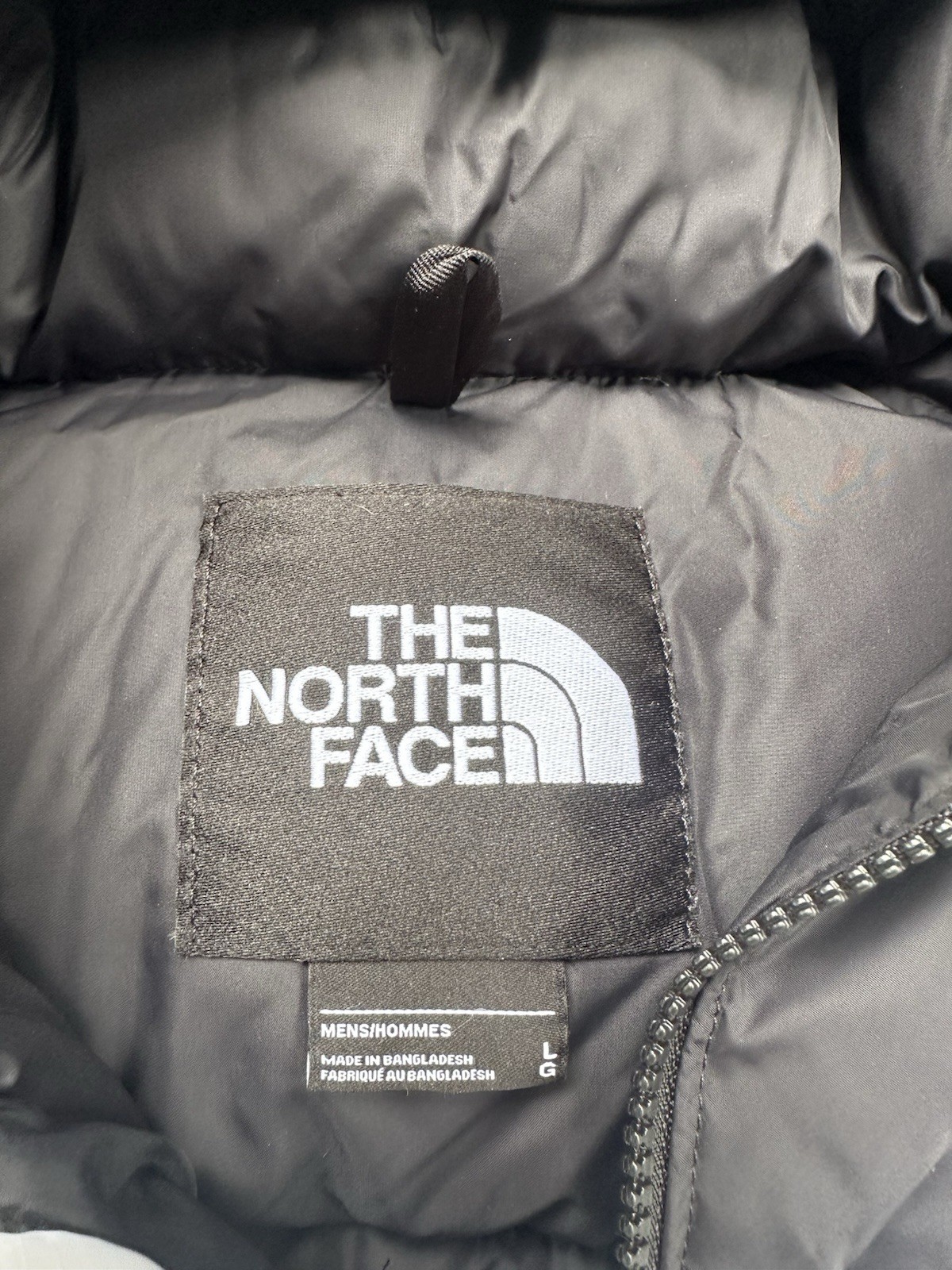 The North Face Mens Large (L) 1996 Retro Nuptse Jacket White & Black