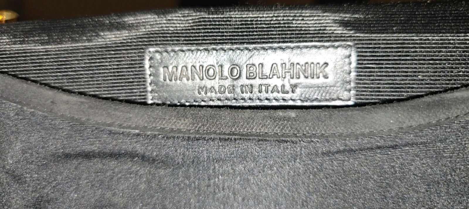 Manolo Blahnik Suede Cross-Body Bag/Clutch – Made in Italy
