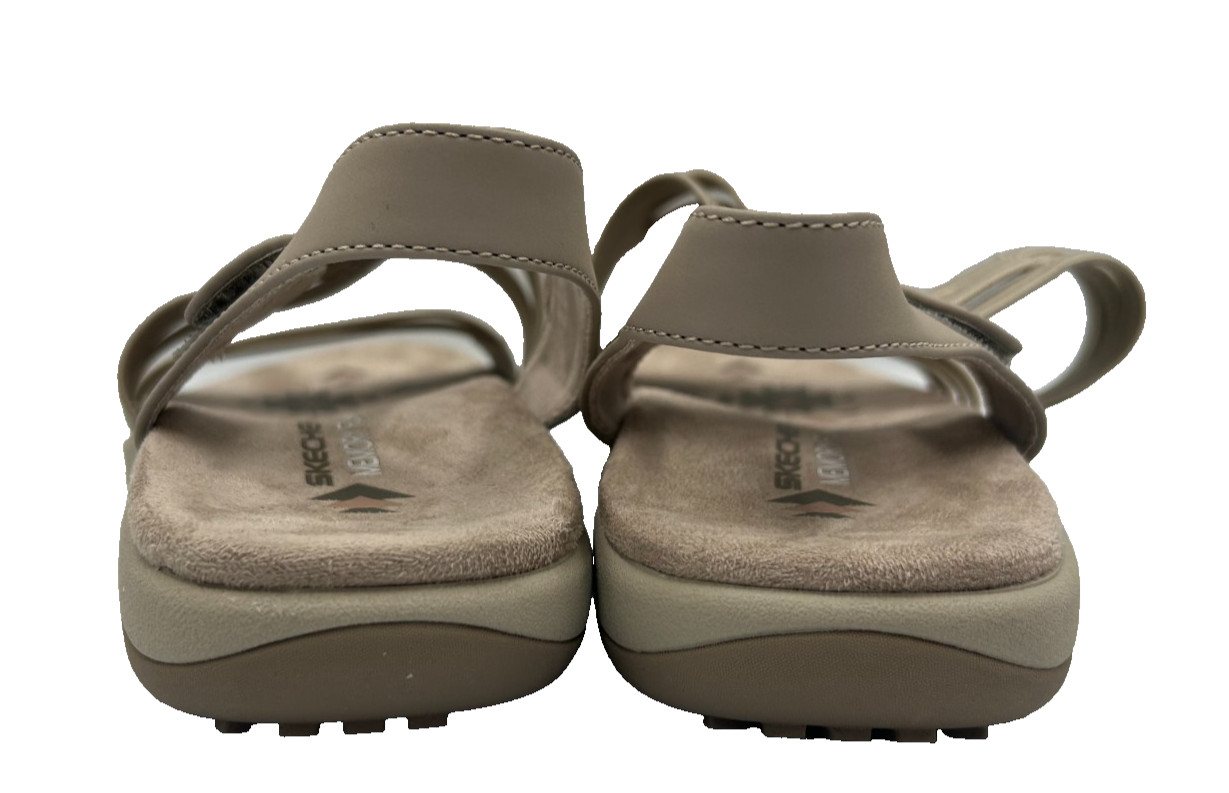 Skechers Women’s Reggae Sunnyside 2.0 Comfort Sandals Taupe Wide Size:9 180R