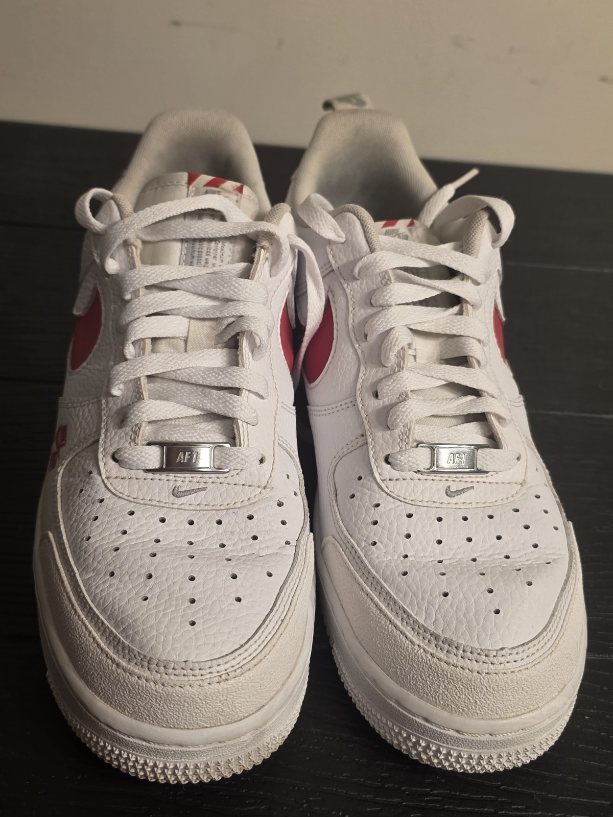 Nike Air Force 1 Low Utility White / Red Size 8.5