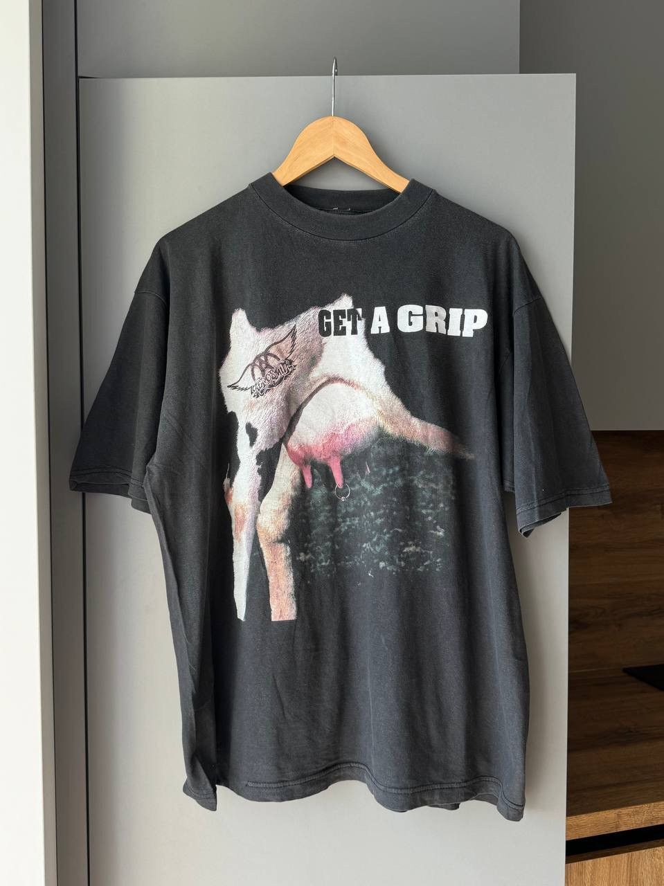 Aerosmith Get A Grip 1993 Travis Scott Tour Black Unisex T-Shirt S-5XL KH11323