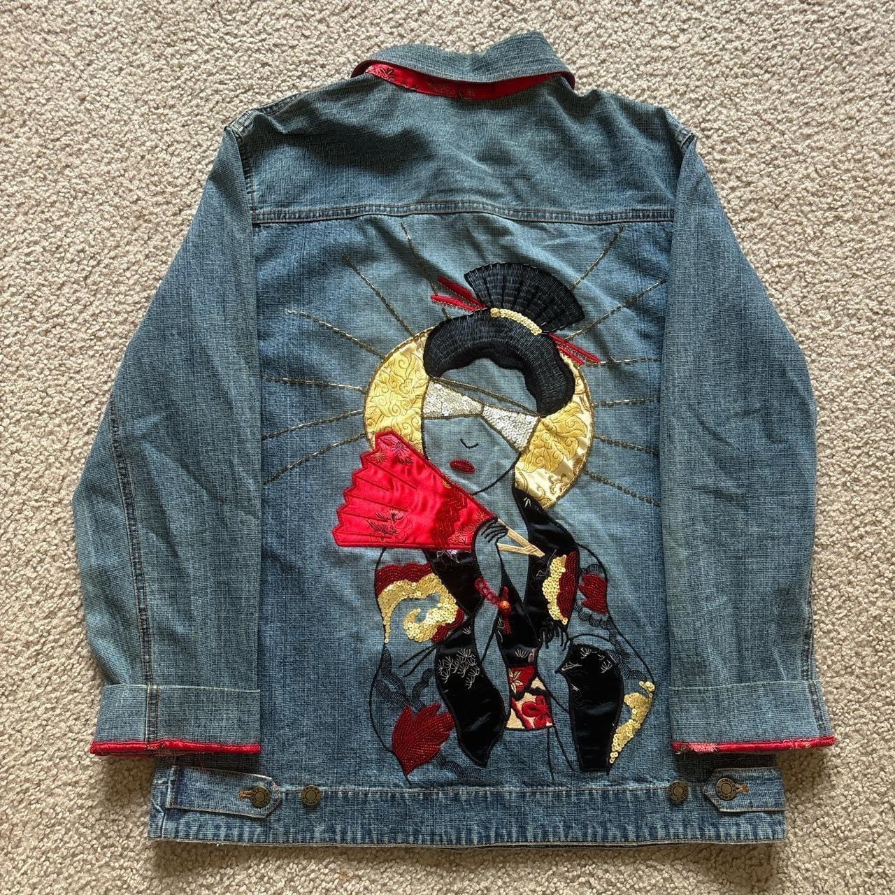 vintage japanese denim jacket (M)