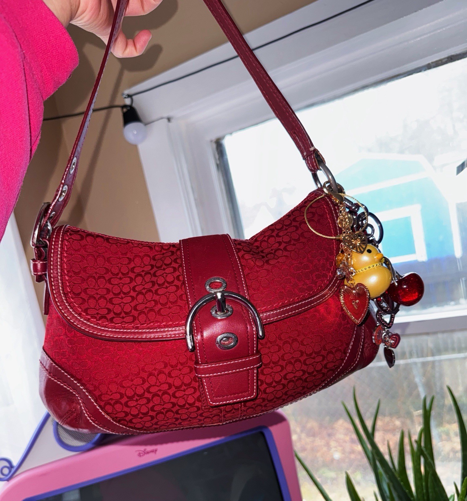 Y2K Red Large Coach SoHo