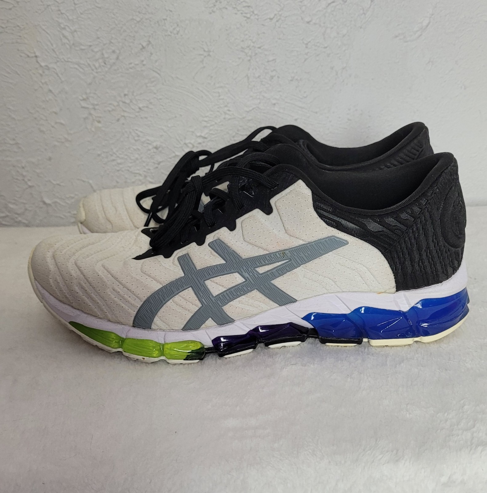 Asics US Men’s Size 8 Gel Quantum 360 Running Shoes White/Sheet Rock