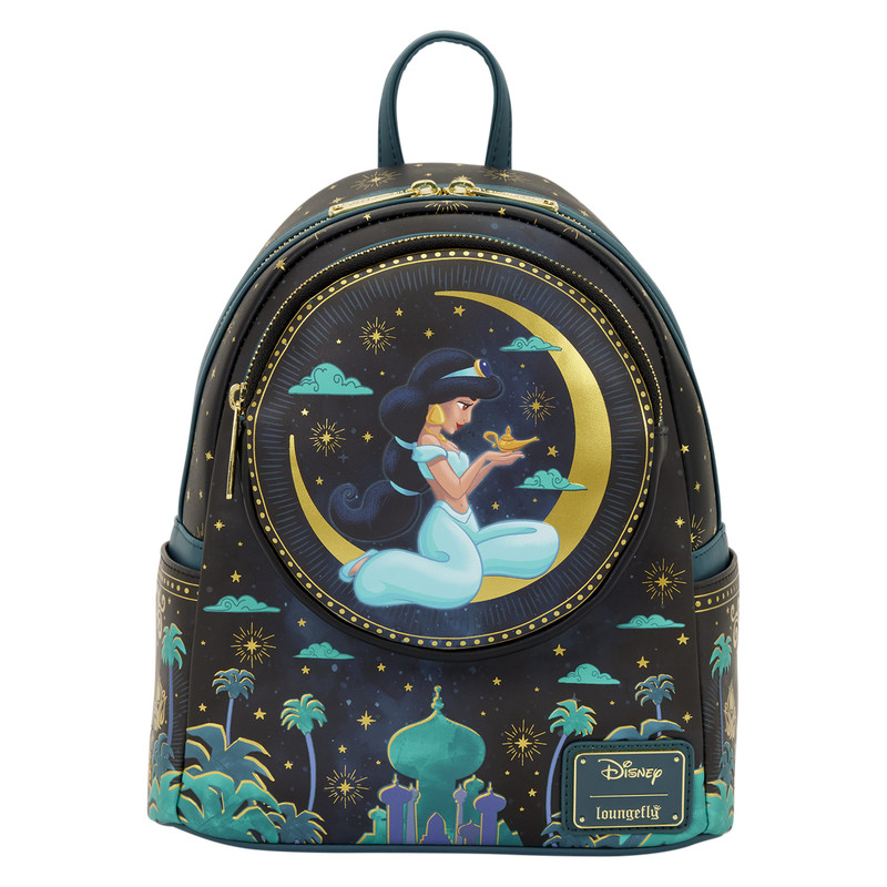 🔥🏷️HOT DEAL🔥 Loungefly Aladdin Princess Jasmine Moonlit Palace Mini Backpack