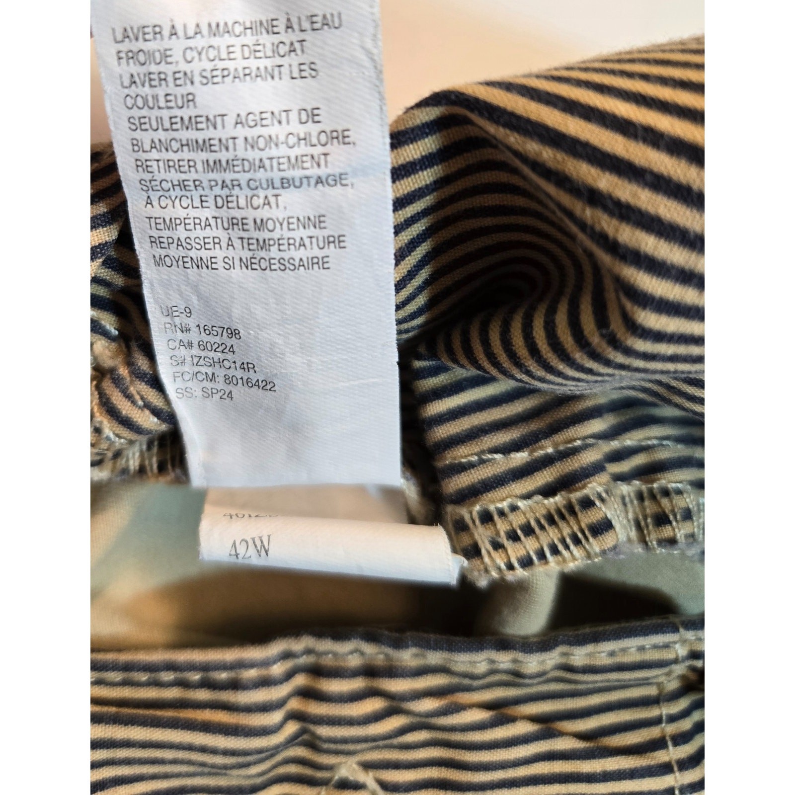 IZOD Saltwater Stretch KhakiChino Short 98C2E Men’s 42 Dad Preppy Coastal Hipstr