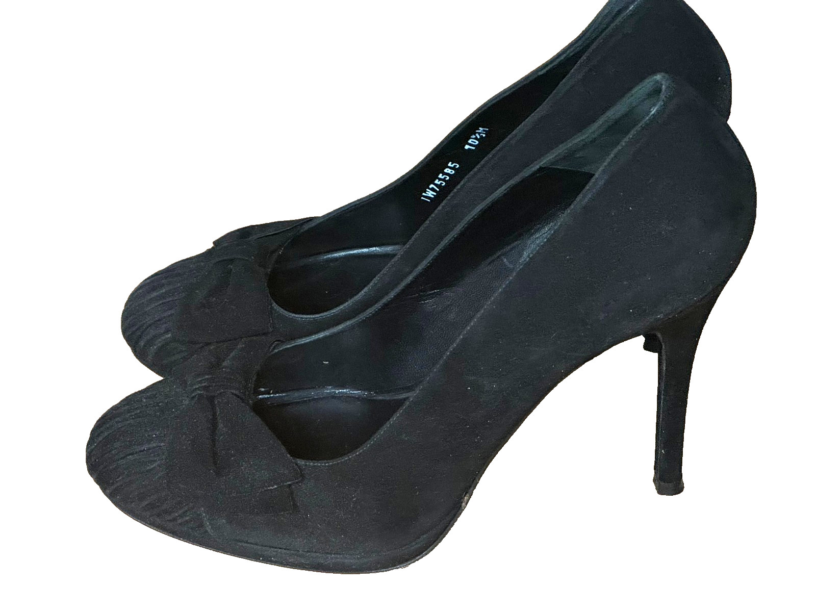 Stuart Weitzman Pumps 41 Suede Bow Platform 12cm High Heels