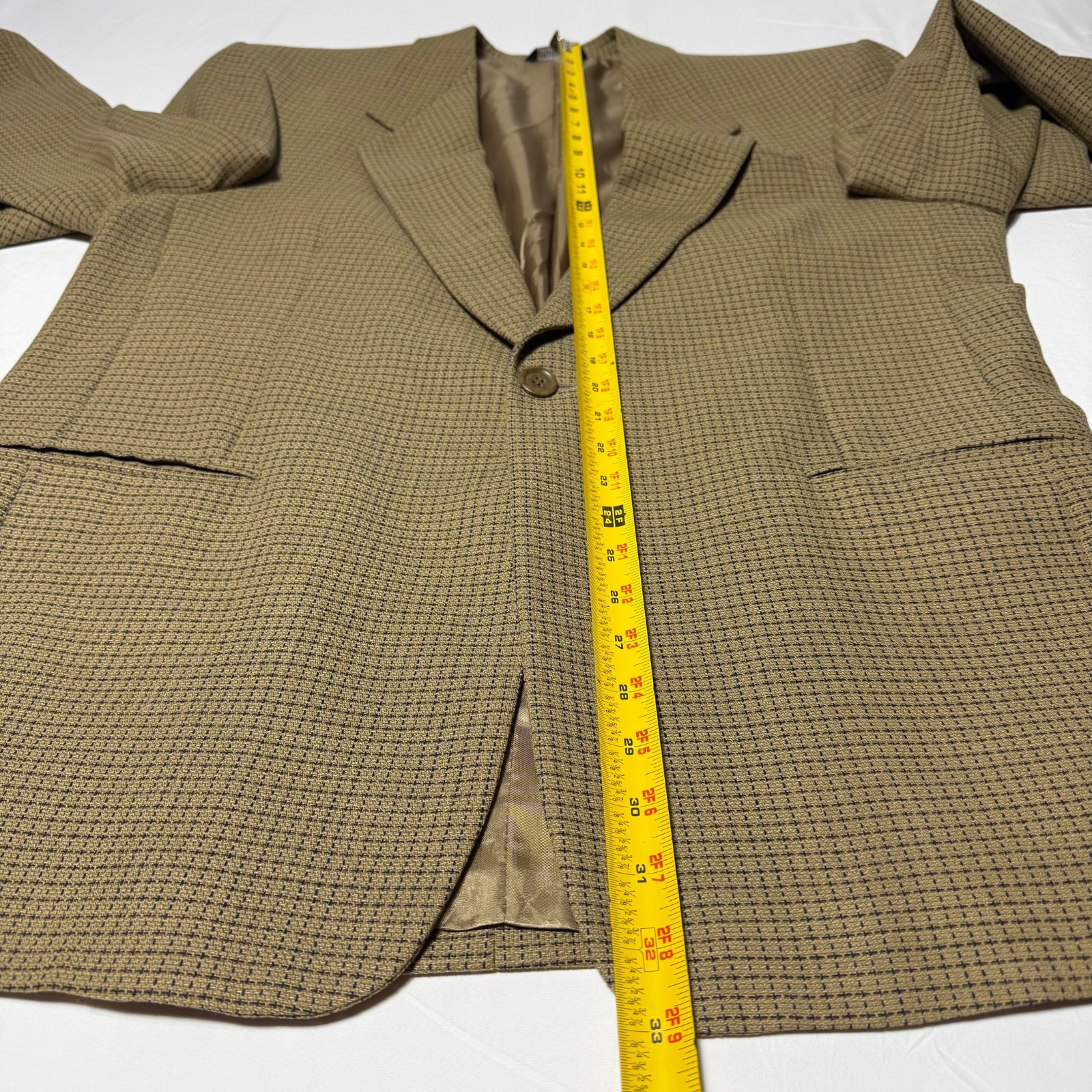 Vintage Harris And Hobbs Wool Blazer Tweed Check Men’s Size 42 Reg