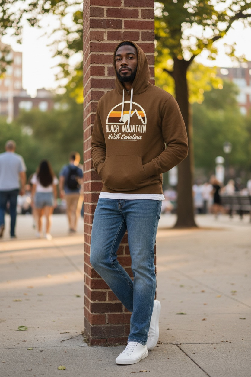 Mountain Hardwear Pine Peak Men’s Hoodie Gold Size SMALL Organic Cotton