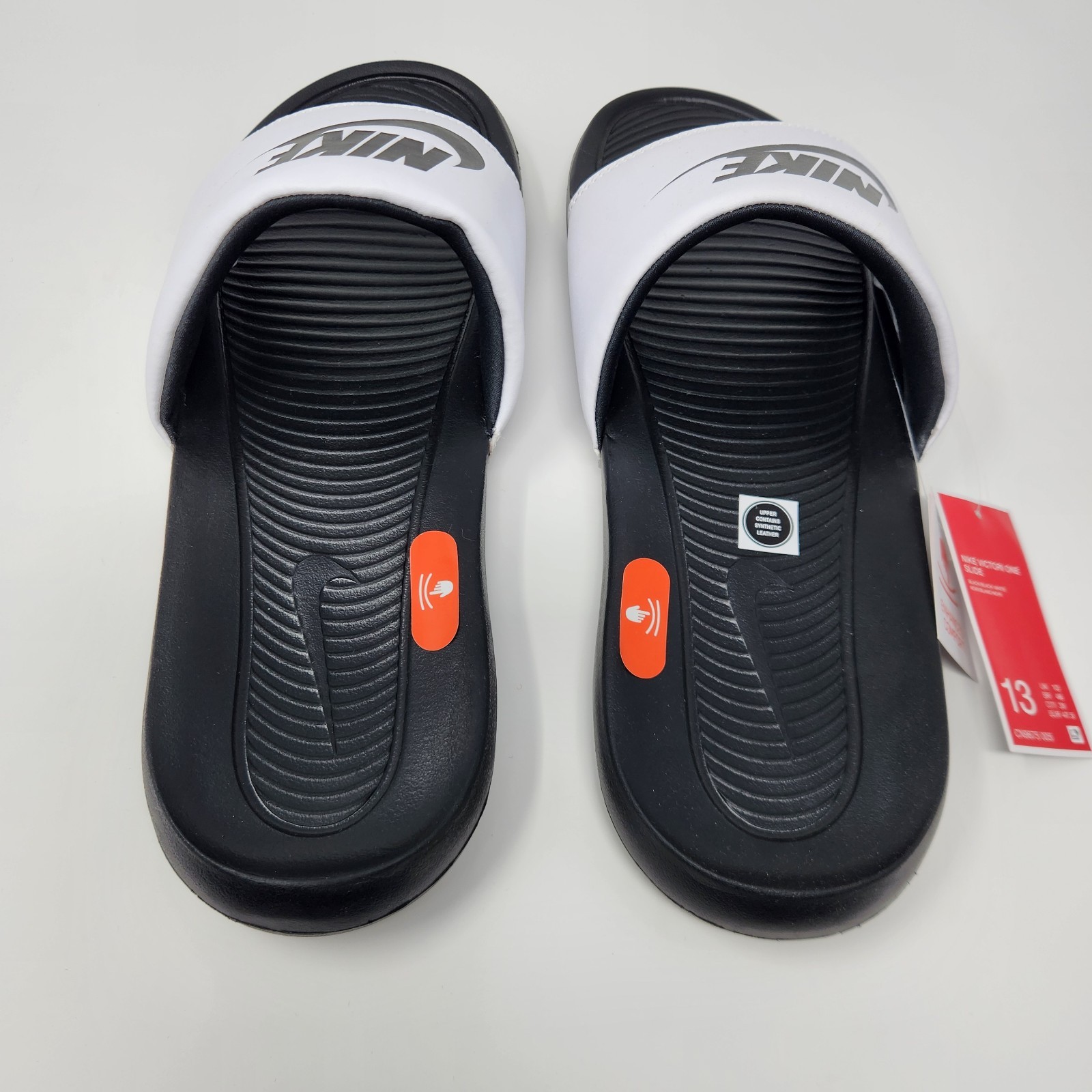 Nike Victori One Men’s Slides Black/Black-White Size 13 CN9675-005