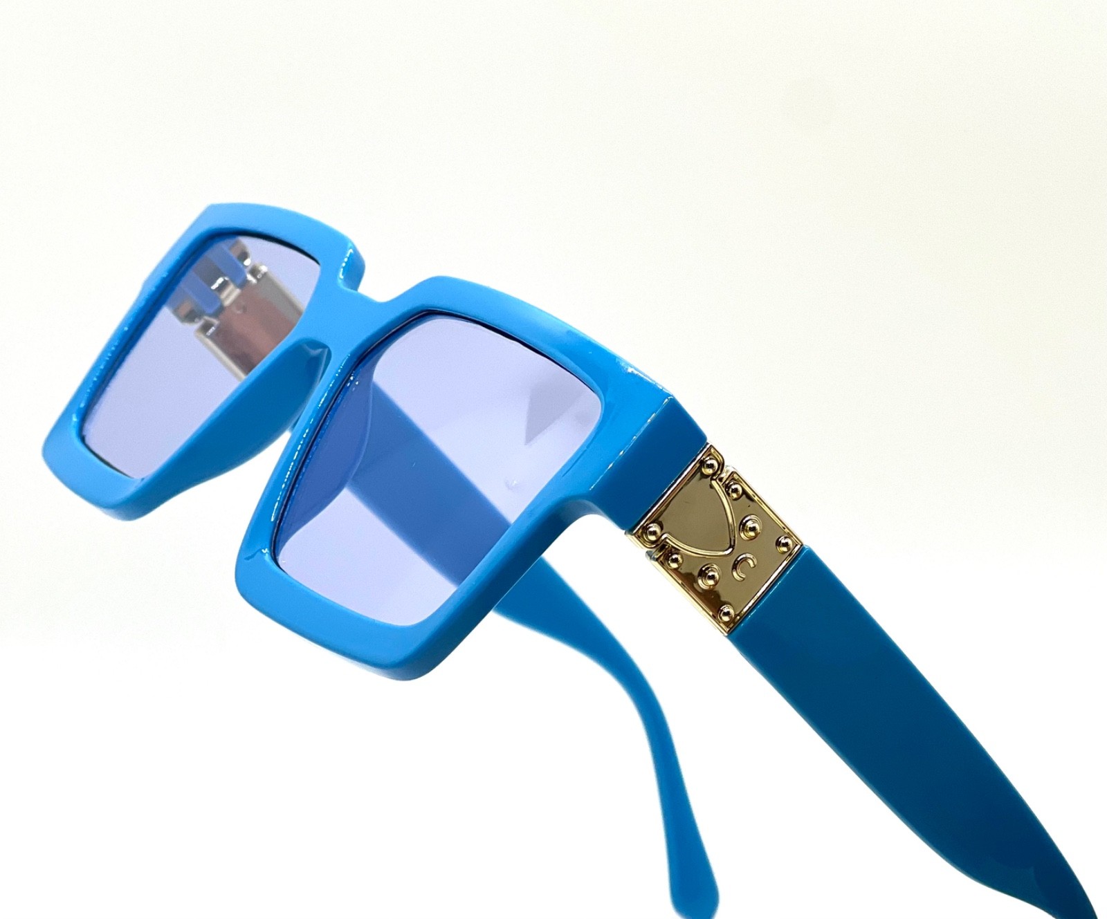 GAZELLE SQUARE SPORT SUNGLASSES OVERSIZED RUN DMC HIP HOP RETRO DESIGNER CLASSIC