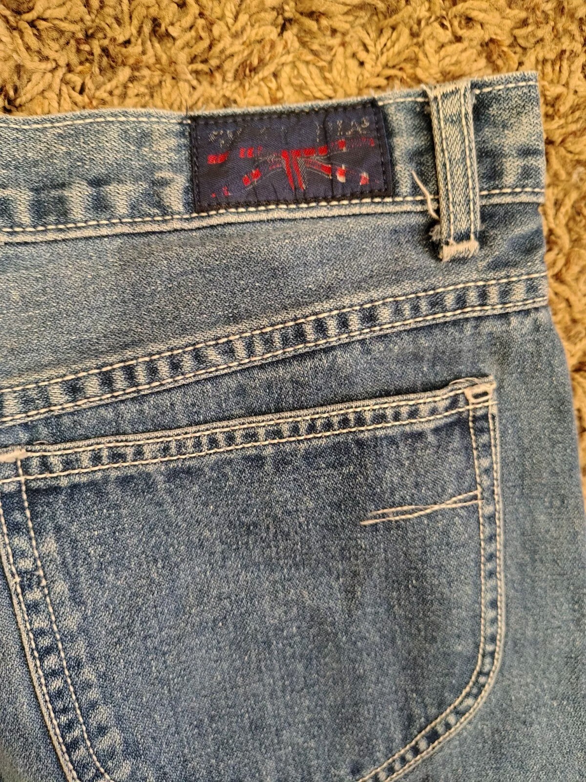Vintage Brittania Size 16/34 Cotton Denim Jeans B7