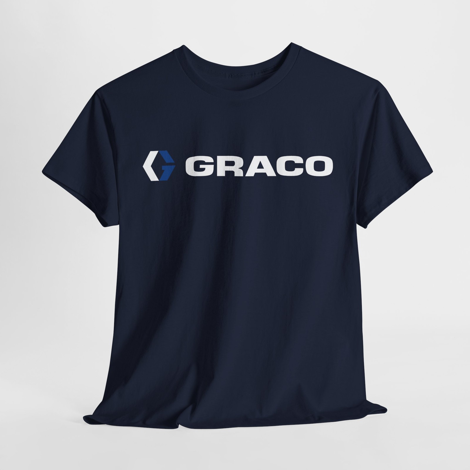Graco Drywall Stucco Pump Sprayer Logo T-Shirt Construction Workwear Tee S-5XL