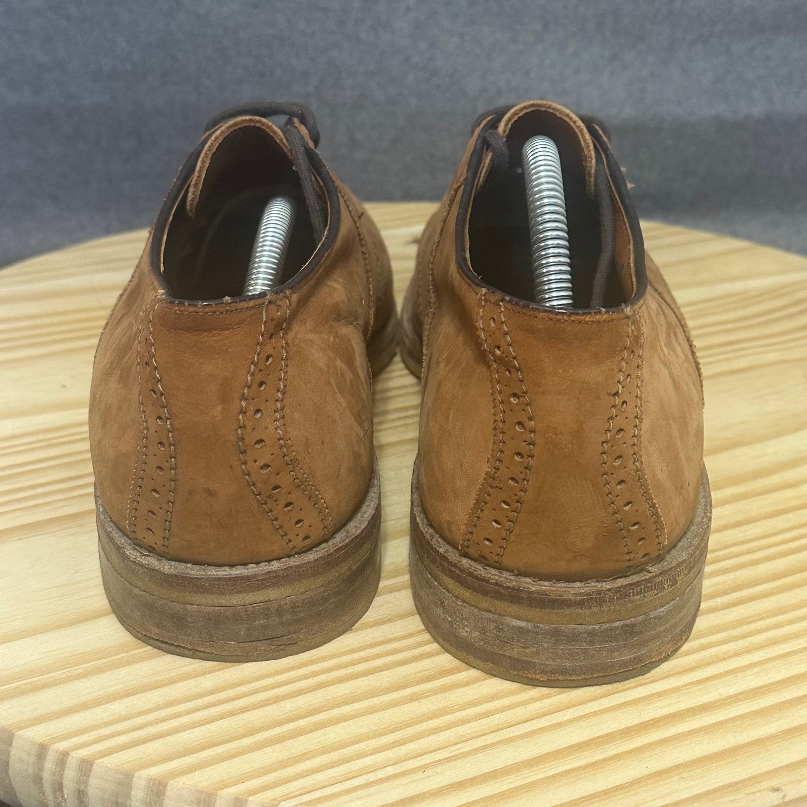 Florsheim Imperial Aristocraft Longwing 10D Brown Made in USA Leather